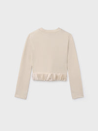 Top petalas Macchiato (Creme / Pérola)  para Menina - Mayoral