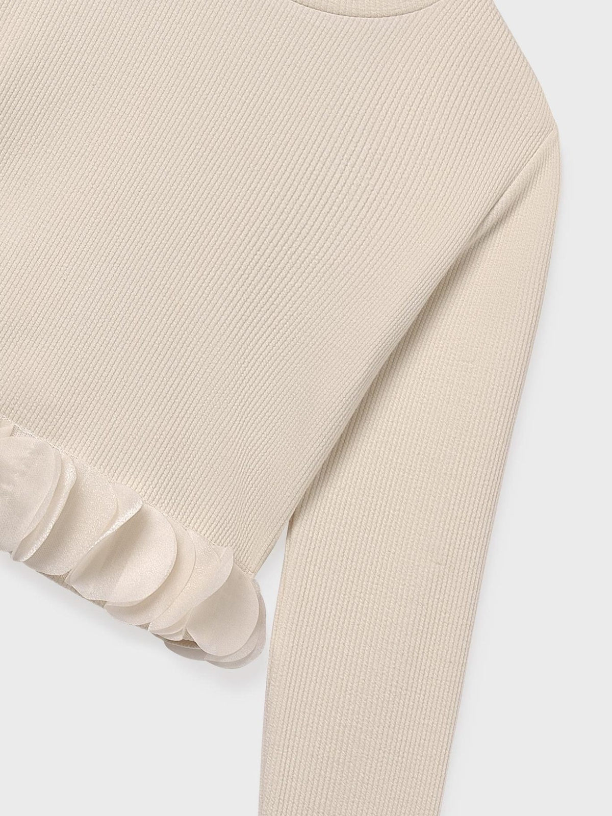 Top petalas Macchiato (Creme / Pérola)  para Menina - Mayoral