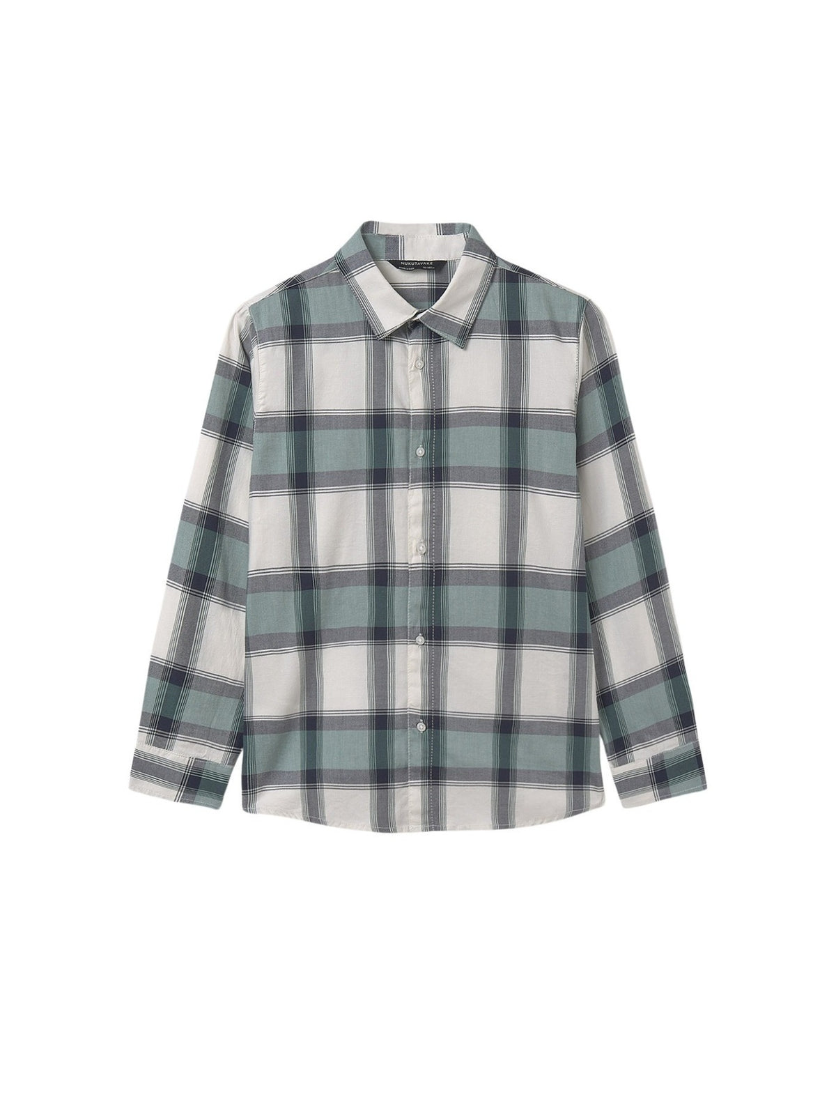 Camisa m/comp.xadrez Pinho (Verde seco)  para Menino - Mayoral