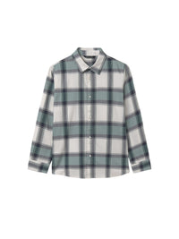 Camisa m/comp.xadrez Pinho (Verde seco)  para Menino - Mayoral