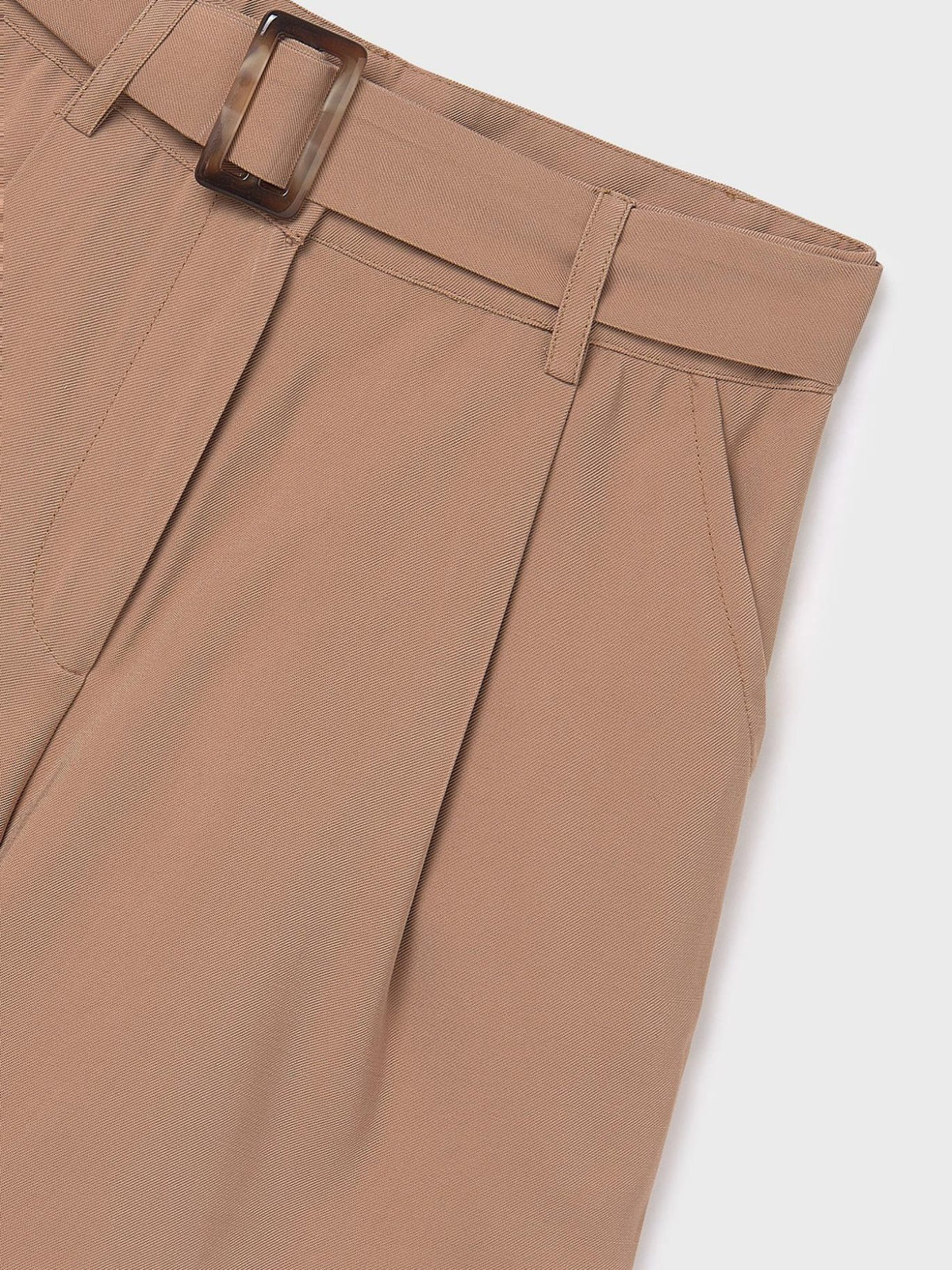 Calção cinto Camel (Castanho Claro)  para Menina - Mayoral