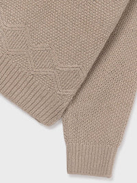 Jersey lurex Sésamo vig (Bege)  para Menina - Mayoral