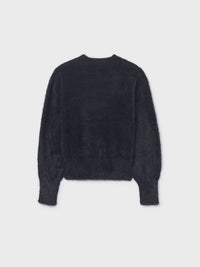 Jersey pelo Preto (Preto)  para Menina - Mayoral