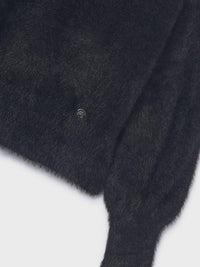 Jersey pelo Preto (Preto)  para Menina - Mayoral