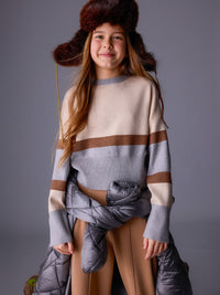 Jersey tricot Prata vig (Cinza Claro)  para Menina - Mayoral