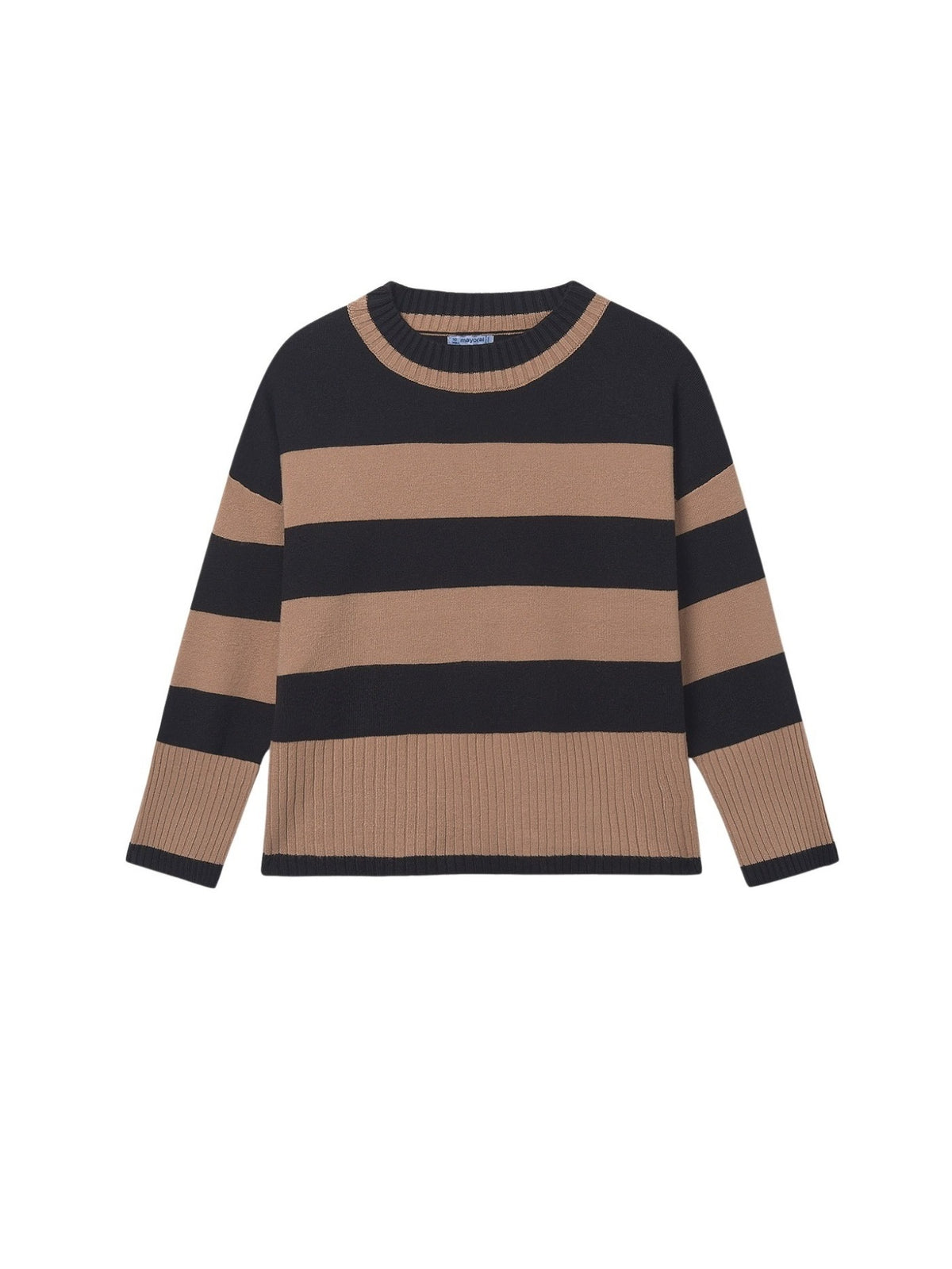 Jersey riscas Preto (Preto)  para Menina - Mayoral