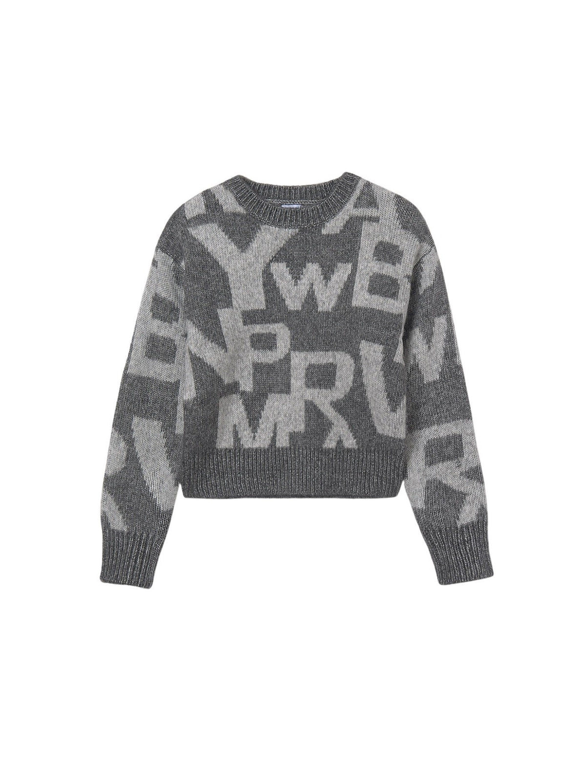 Jersey jacquard Chumbo vig (Cinza Escuro)  para Menina - Mayoral