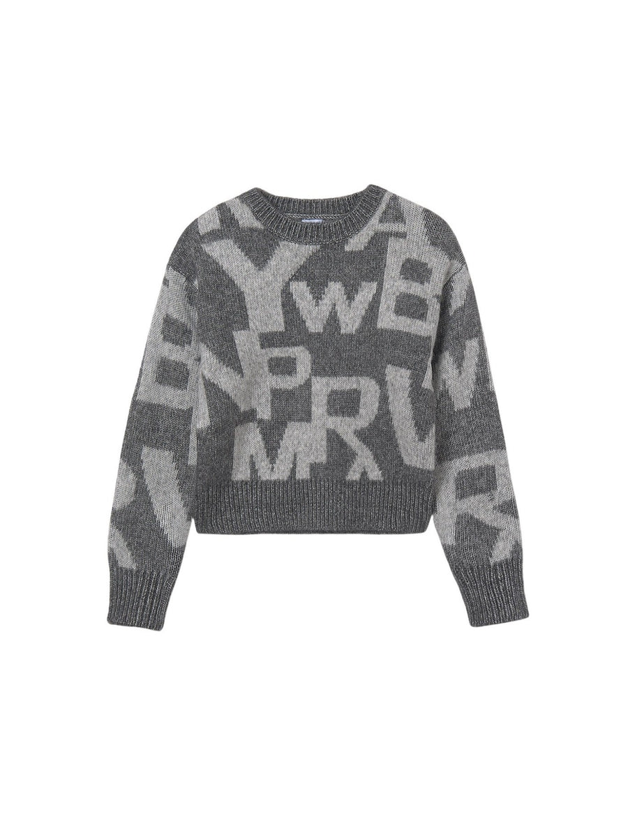 Jersey jacquard Chumbo vig (Cinza Escuro)  para Menina - Mayoral