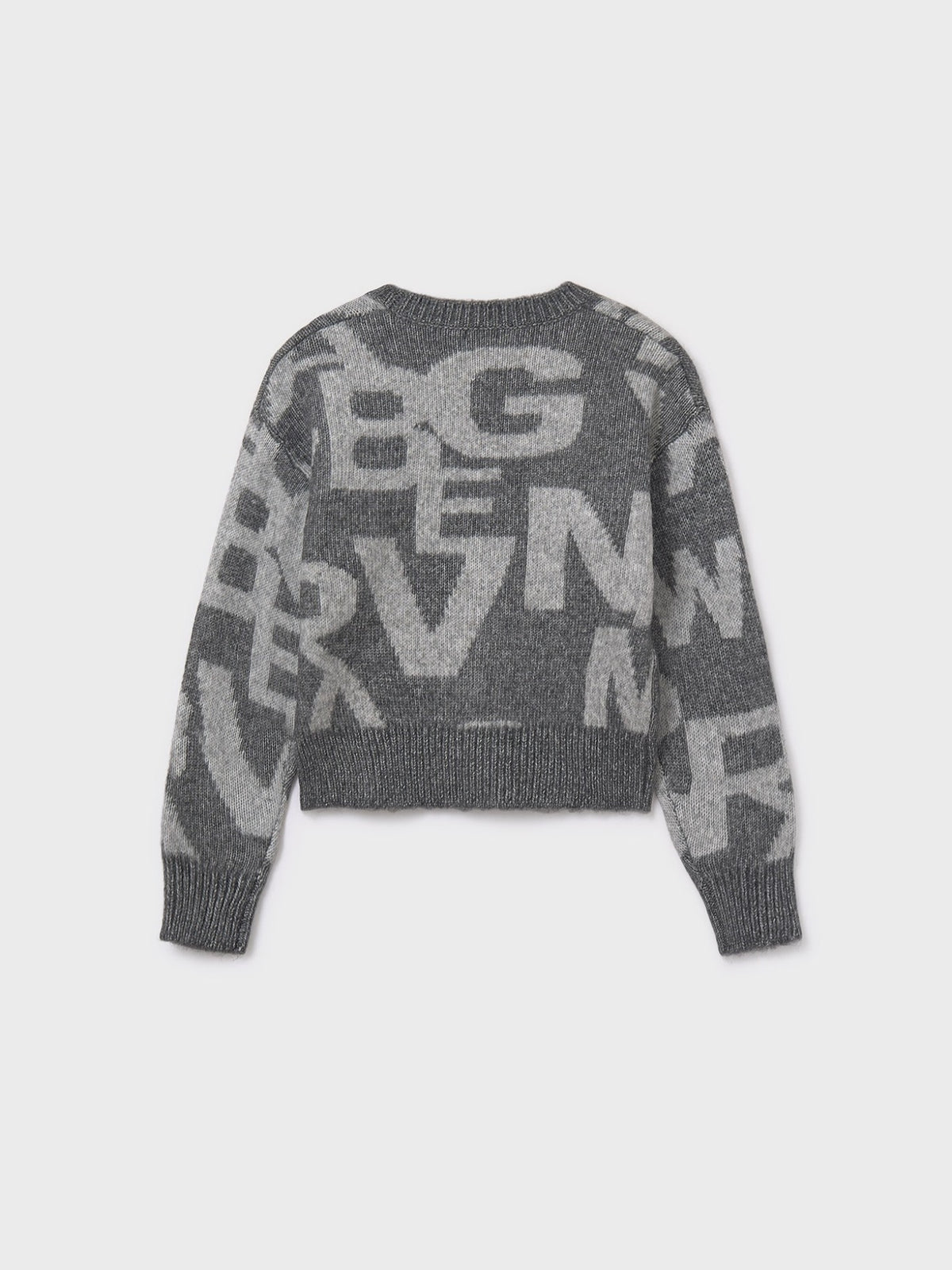 Jersey jacquard Chumbo vig (Cinza Escuro)  para Menina - Mayoral