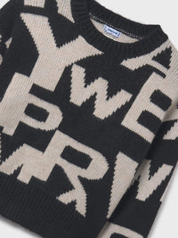 Jersey jacquard Preto (Preto)  para Menina - Mayoral