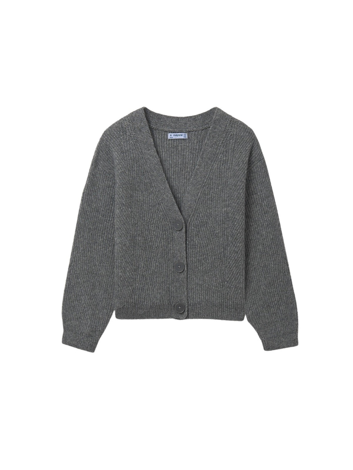 Casaco tricot bebé Aço vig. (Cinza Escuro)  para Menina - Mayoral