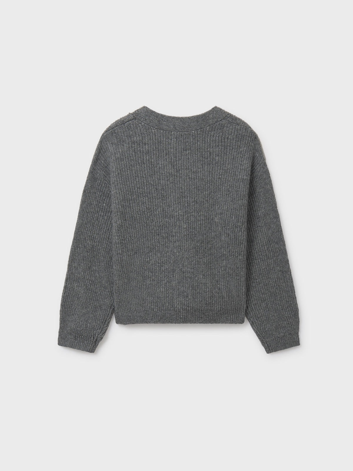Casaco tricot bebé Aço vig. (Cinza Escuro)  para Menina - Mayoral