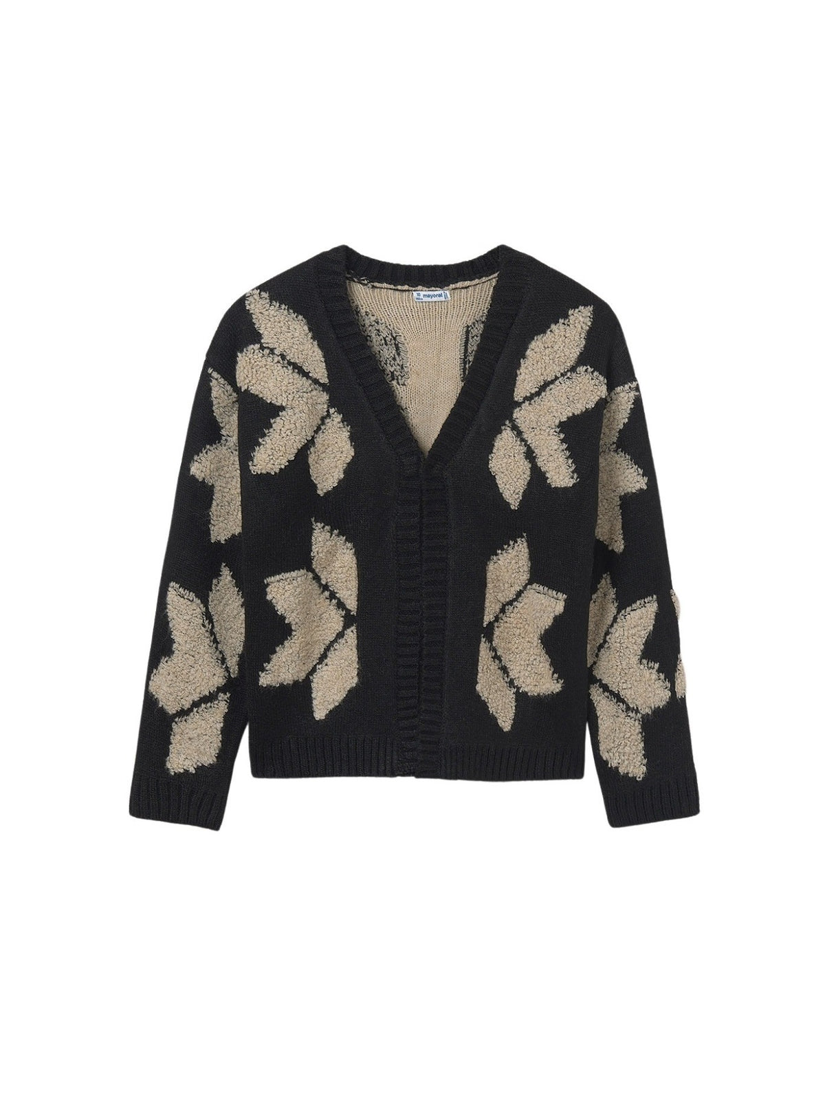 Casaco jacquard Preto (Preto)  para Menina - Mayoral