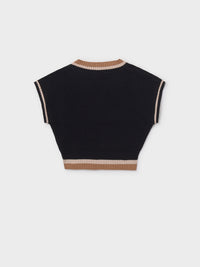 Colete tricot Preto (Preto)  para Menina - Mayoral