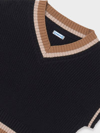 Colete tricot Preto (Preto)  para Menina - Mayoral