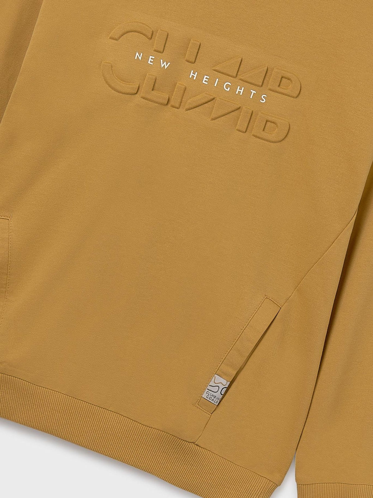 Sweat embossed c/carapuço Honey (Amarelo Ocre)  para Menino - Mayoral