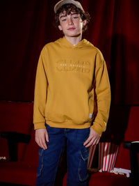 Sweat embossed c/carapuço Honey (Amarelo Ocre)  para Menino - Mayoral