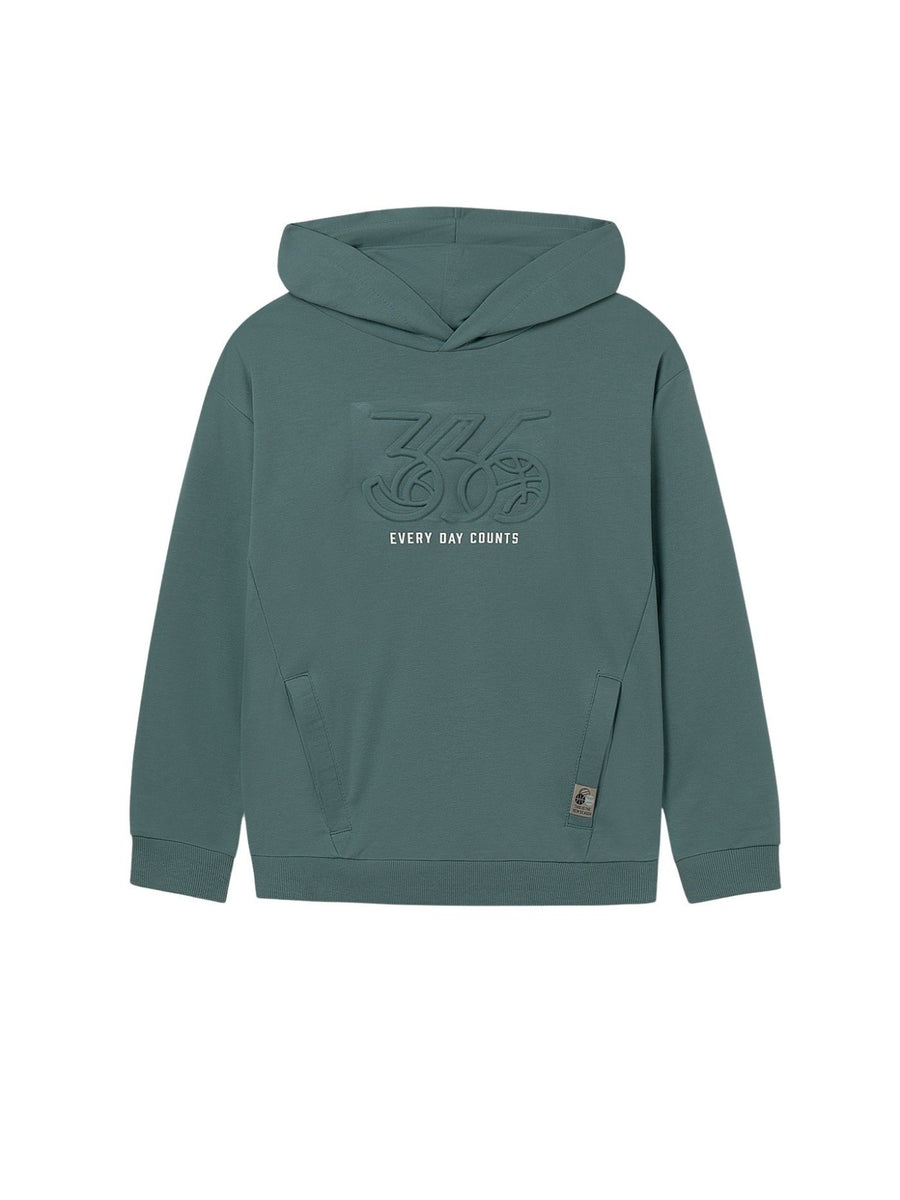 Sweat embossed c/carapuço Pinho (Verde seco)  para Menino - Mayoral