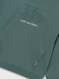 Sweat embossed c/carapuço Pinho (Verde seco)  para Menino - Mayoral
