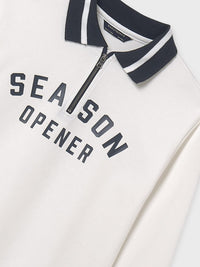 Sweat fecho Nata (Creme / Pérola)  para Menino - Mayoral
