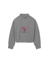 Sweat fecho Aço vig. (Cinza Escuro)  para Menina - Mayoral