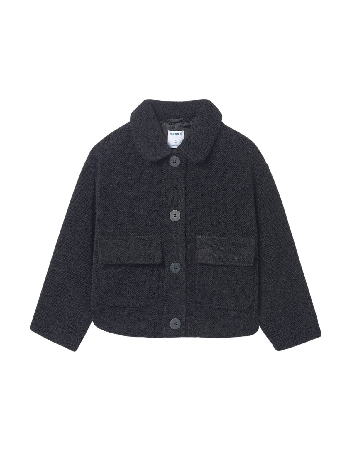 Casaco punto pelo Preto (Preto)  para Menina - Mayoral