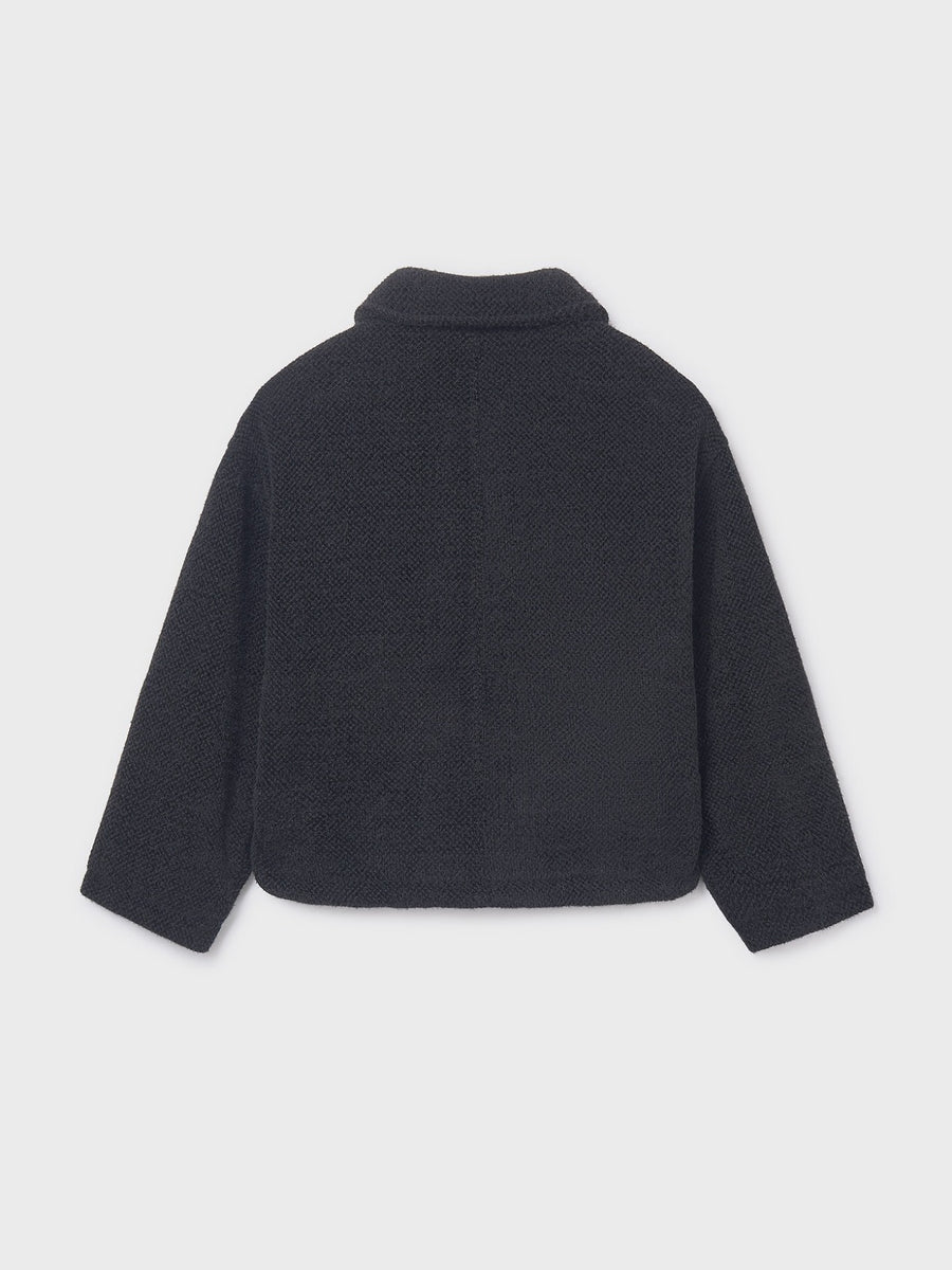 Casaco punto pelo Preto (Preto)  para Menina - Mayoral