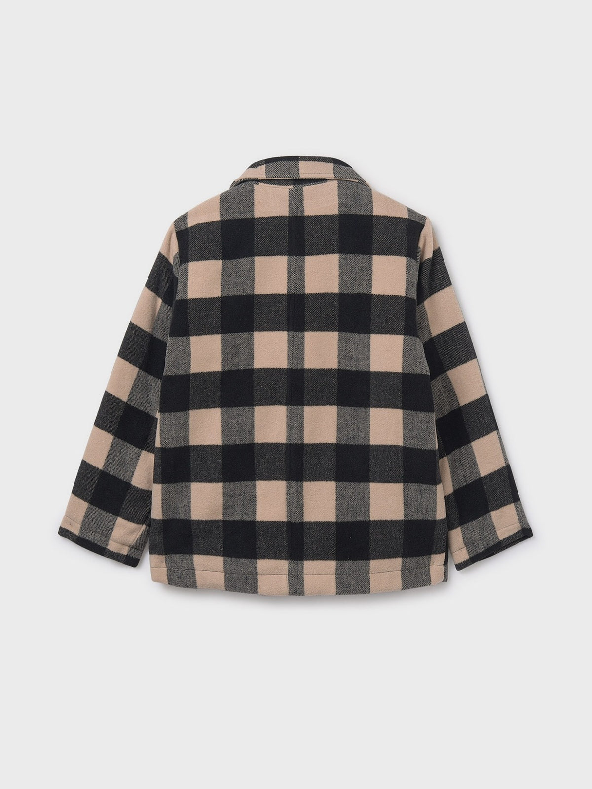 Casaco jacquard Xadrez (Cinza Escuro)  para Menina - Mayoral
