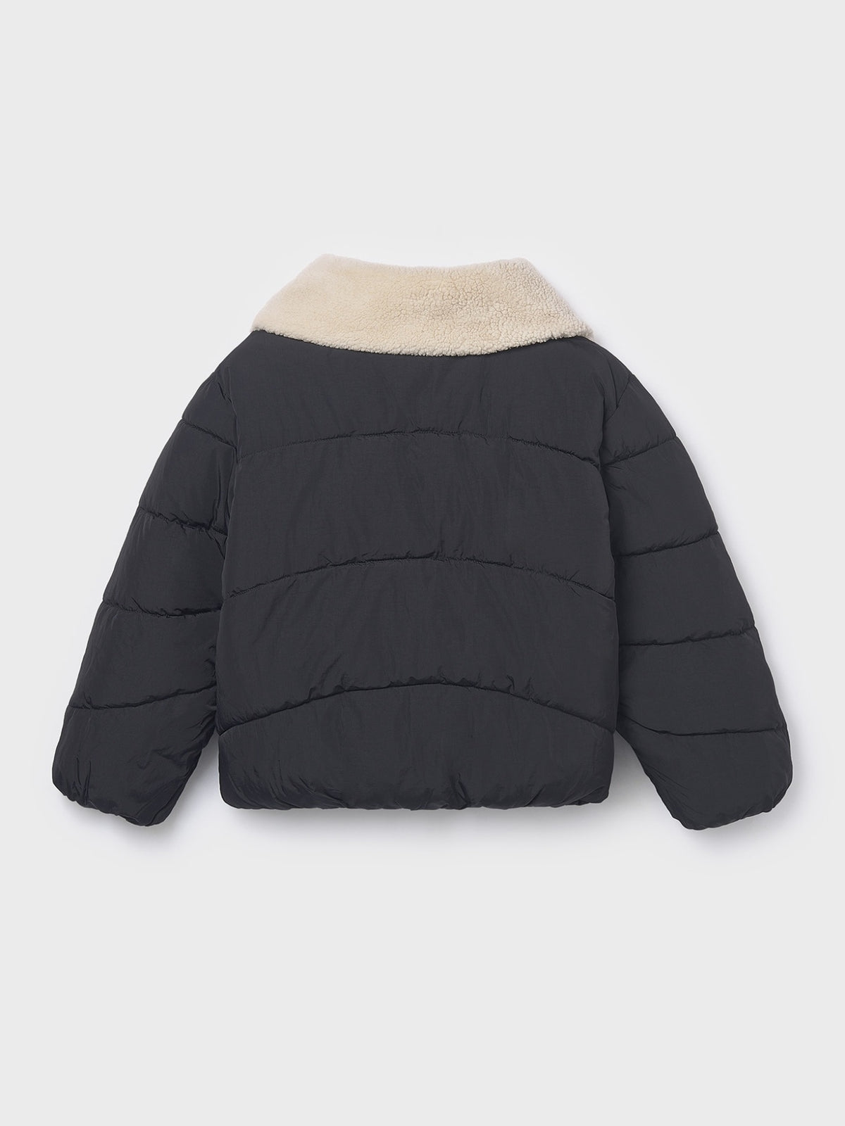 Blusão gola pelo Preto (Preto)  para Menina - Mayoral