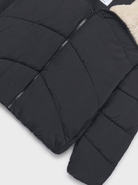 Blusão gola pelo Preto (Preto)  para Menina - Mayoral