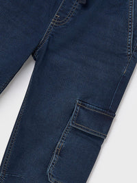 Calça soft denim jogger Escuro (Marinho)  para Menino - Mayoral