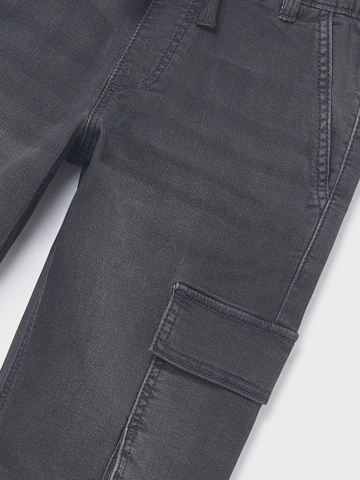 Calça soft denim jogger Preto (Preto)  para Menino - Mayoral