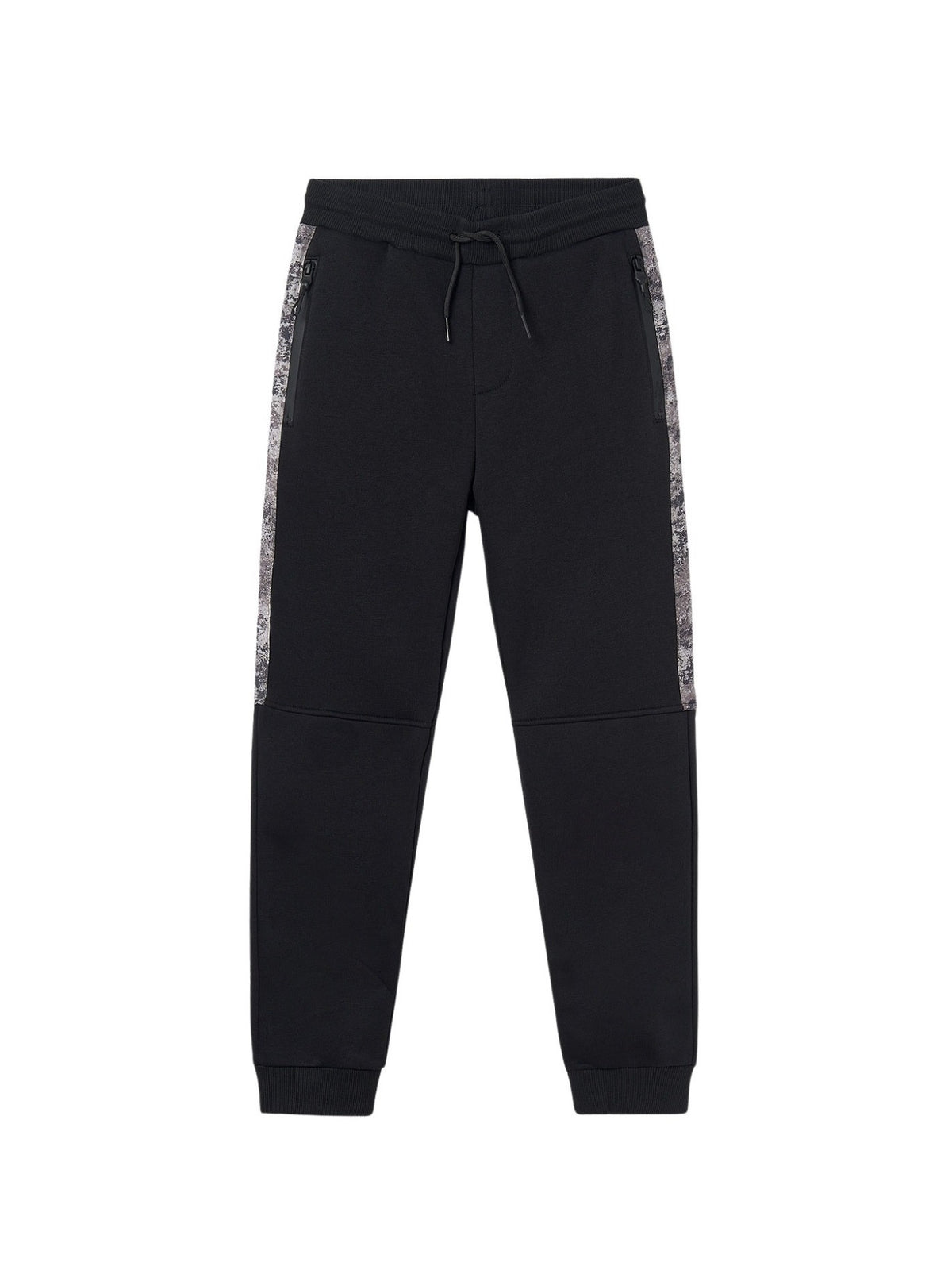 Calça contrastes Preto (Preto)  para Menino - Mayoral