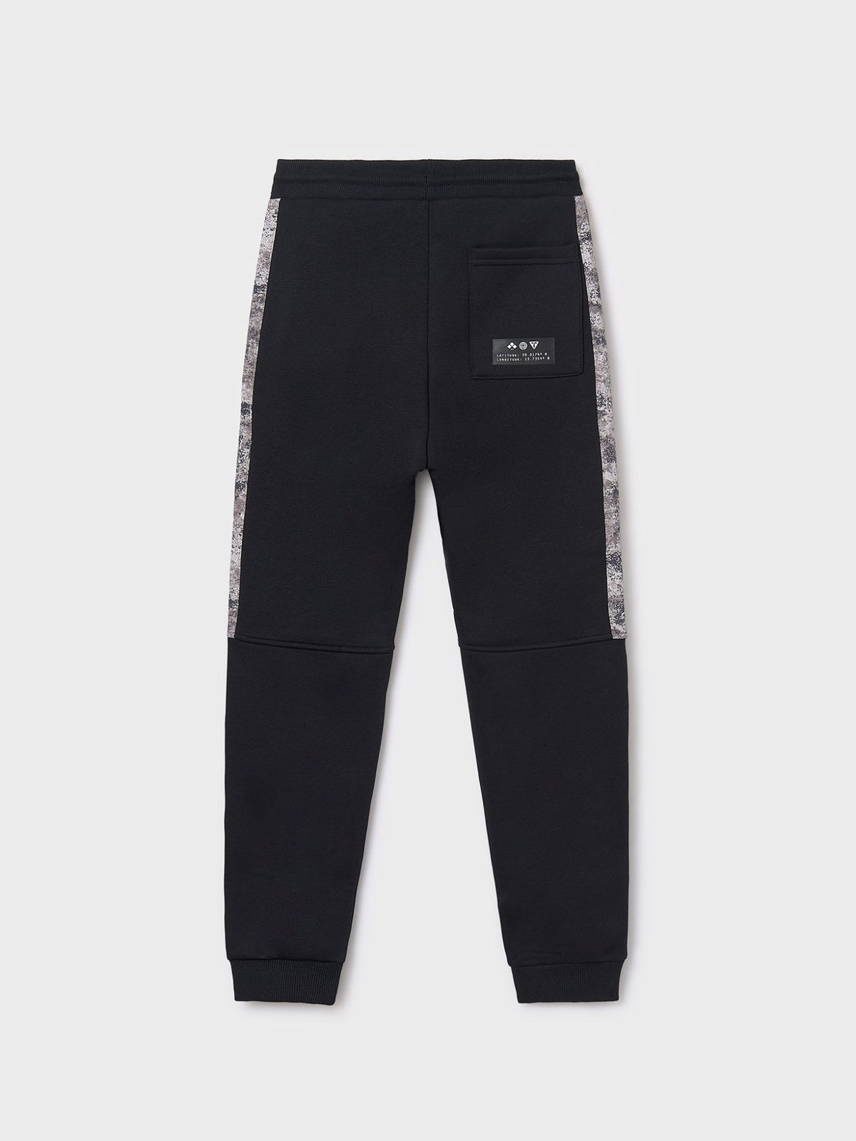 Calça contrastes Preto (Preto)  para Menino - Mayoral