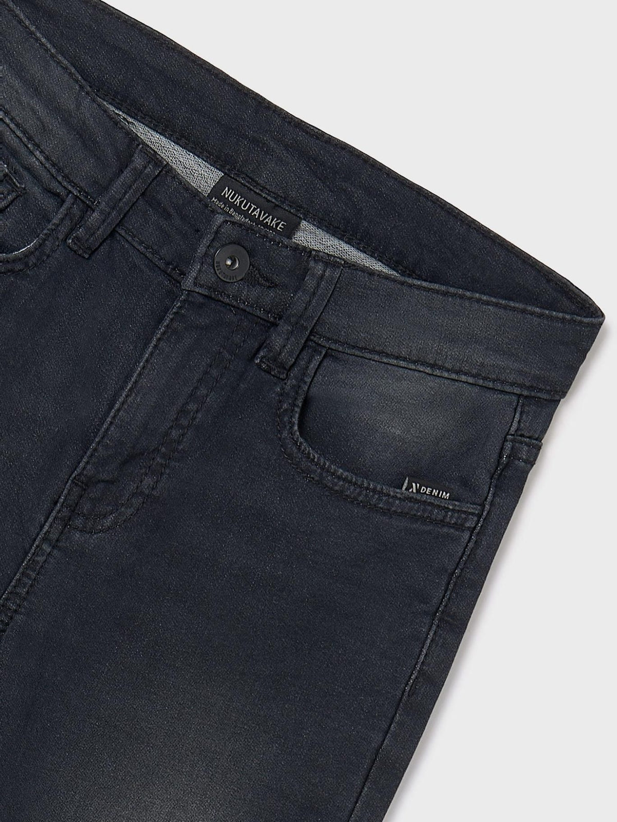 Calça soft denim Preto (Preto)  para Menino - Mayoral