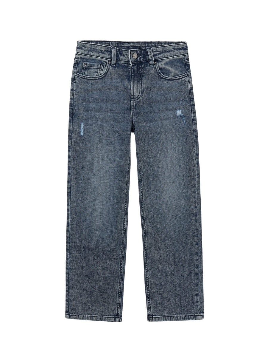 Calça denim wide fit Dirty blue (Ganga)  para Menino - Mayoral
