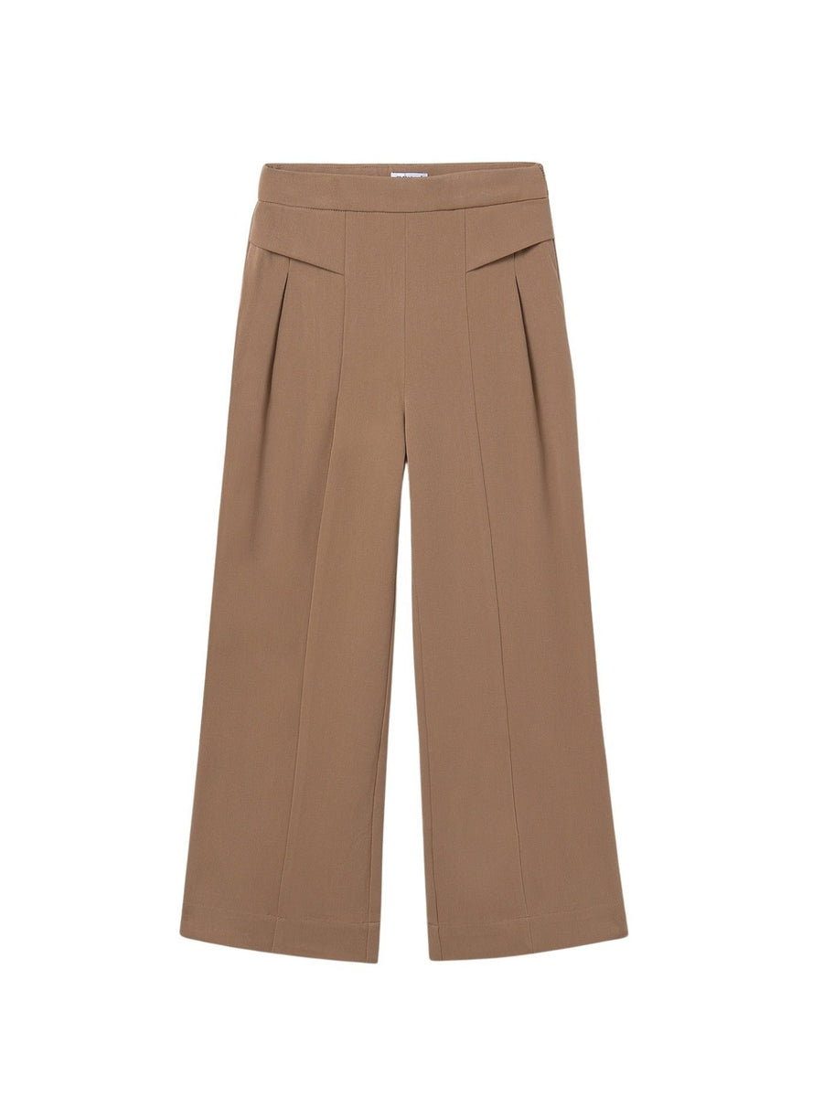 Calça wide leg Camel (Castanho Claro)  para Menina - Mayoral