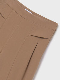 Calça wide leg Camel (Castanho Claro)  para Menina - Mayoral
