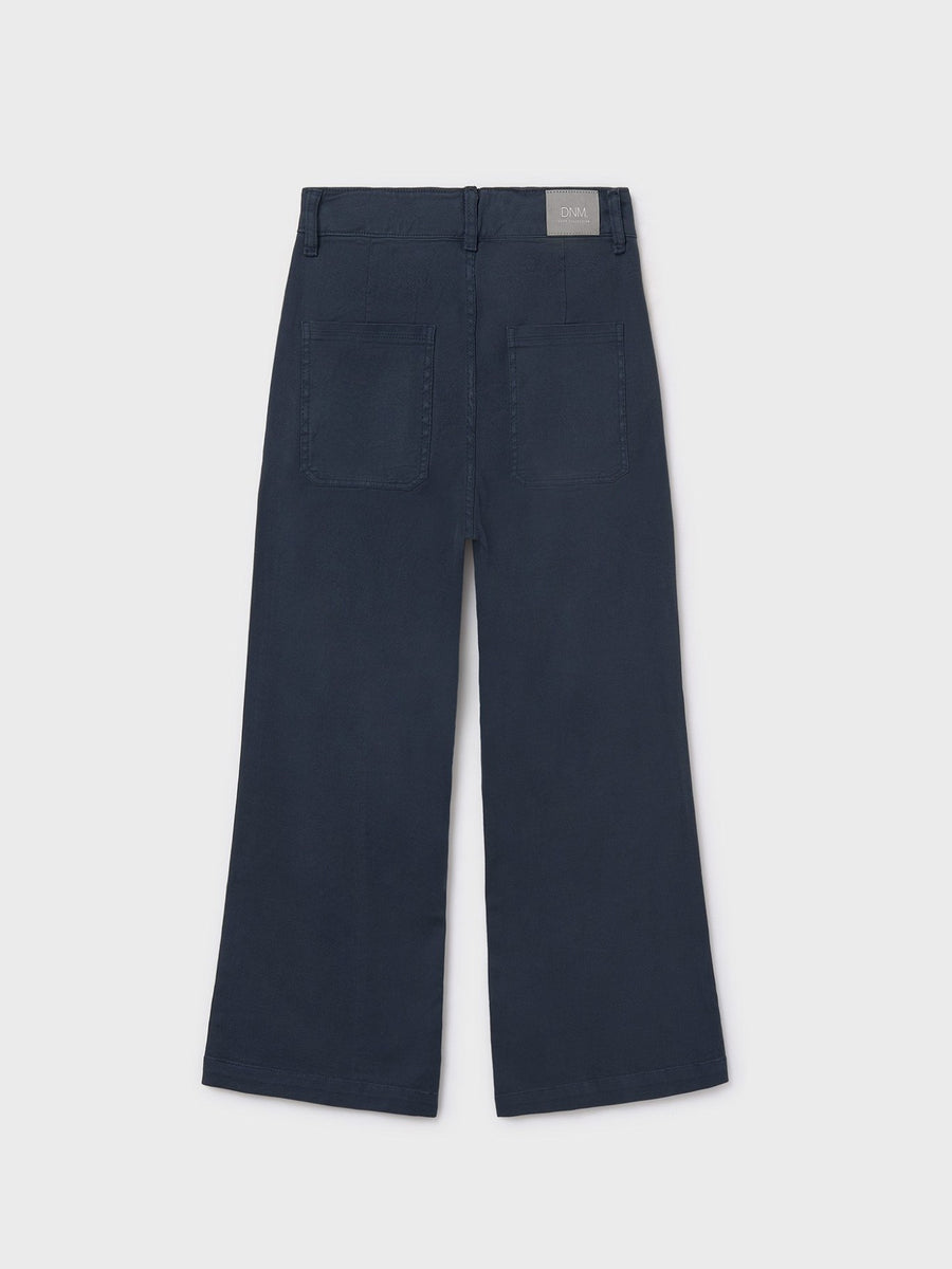 Calça sarja wide leg Petróleo (Ganga)  para Menina - Mayoral