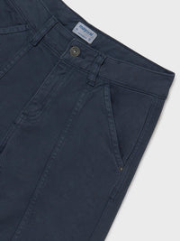 Calça sarja wide leg Petróleo (Ganga)  para Menina - Mayoral