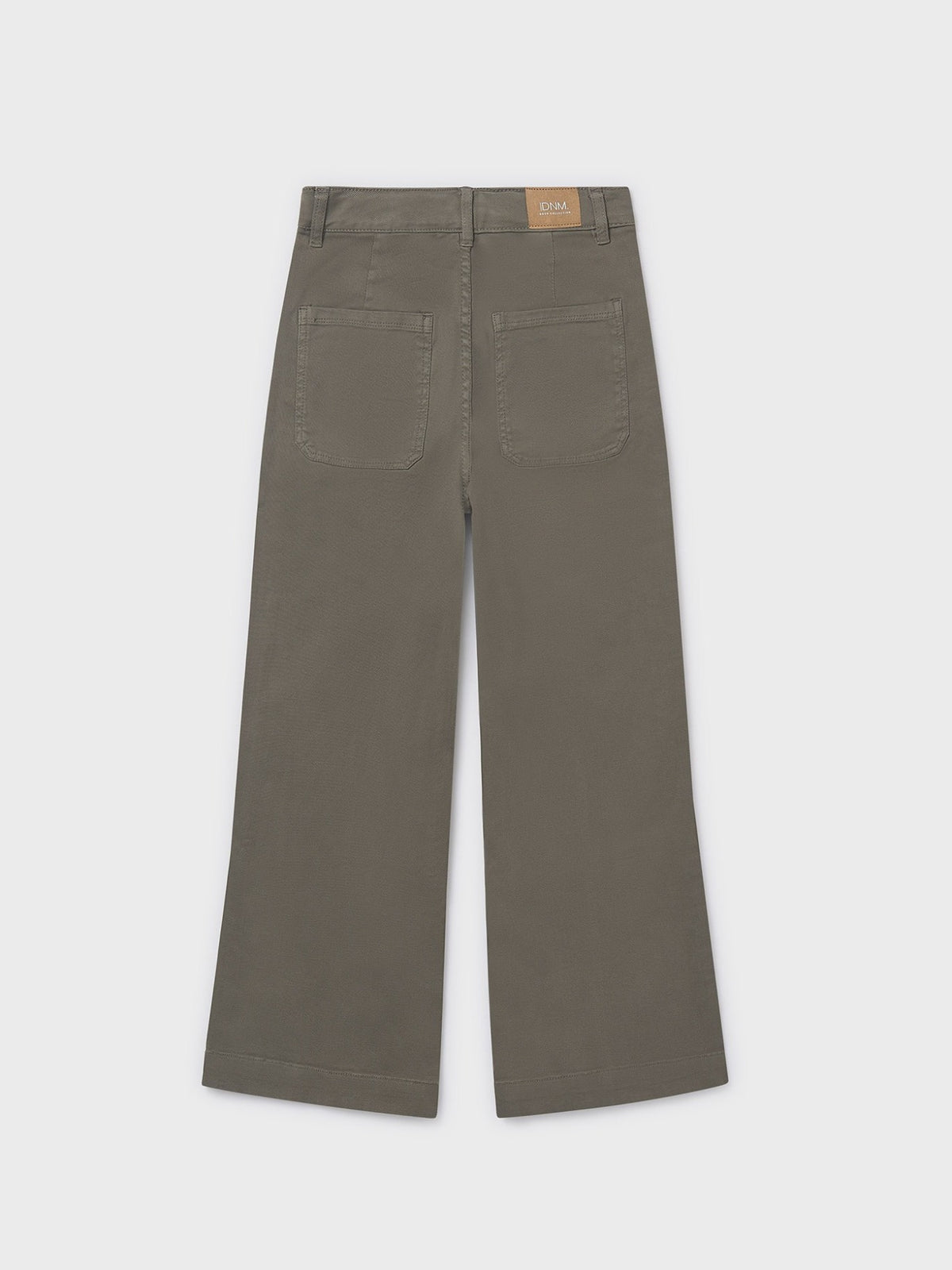 Calça sarja wide leg Caça (Azeitona)  para Menina - Mayoral