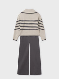 Conj. calça tricot Chumbo vig (Cinza Escuro)  para Menina - Mayoral