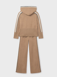 Conj.calça tricô capuz Camel vig (Castanho Claro)  para Menina - Mayoral