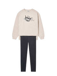 Conj. leggings Preto (Preto)  para Menina - Mayoral