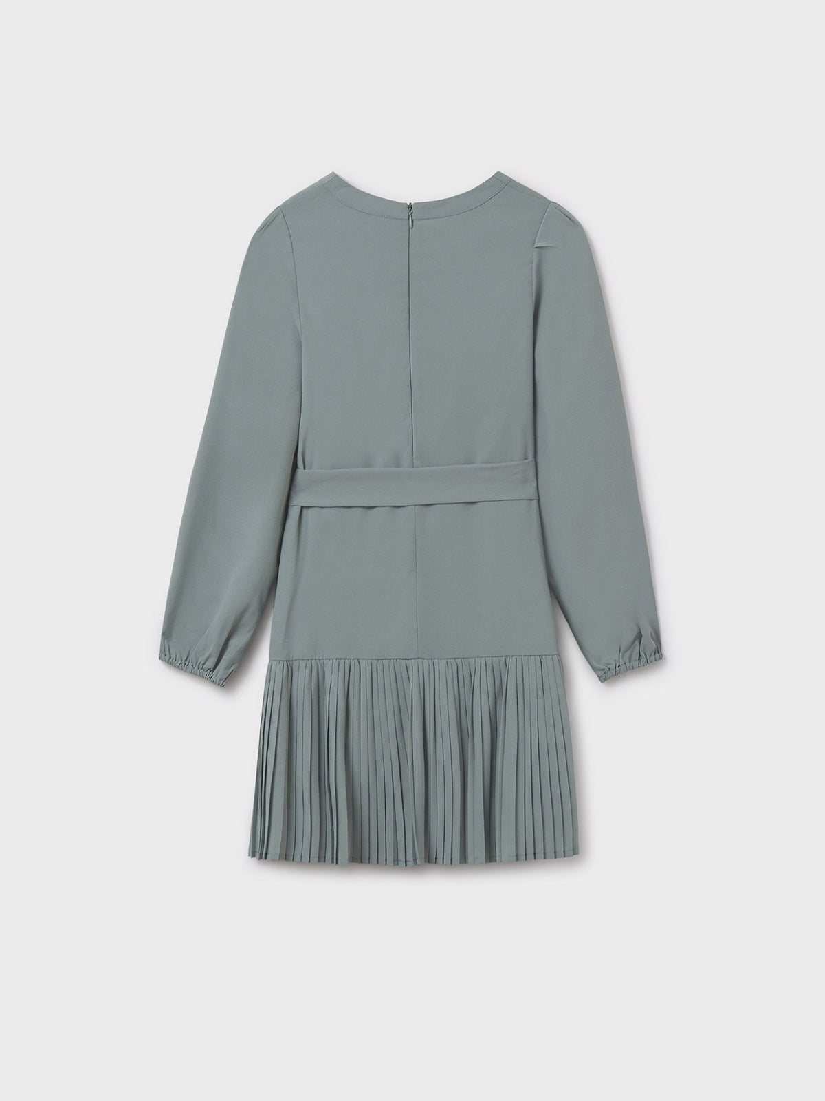 Vestido crepe Azul jade (Azul)  para Menina - Mayoral