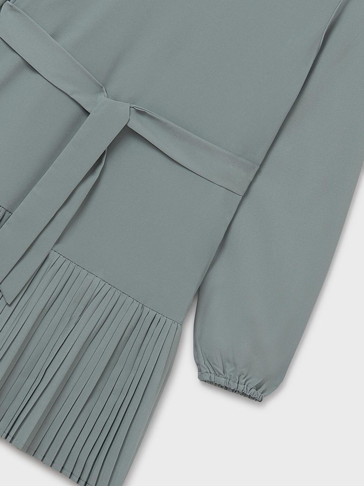 Vestido crepe Azul jade (Azul)  para Menina - Mayoral