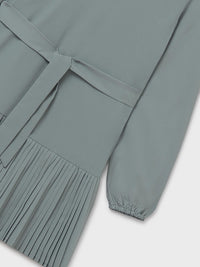 Vestido crepe Azul jade (Azul)  para Menina - Mayoral