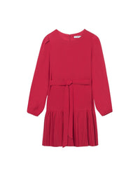 Vestido crepe Vermelho (Vermelho)  para Menina - Mayoral