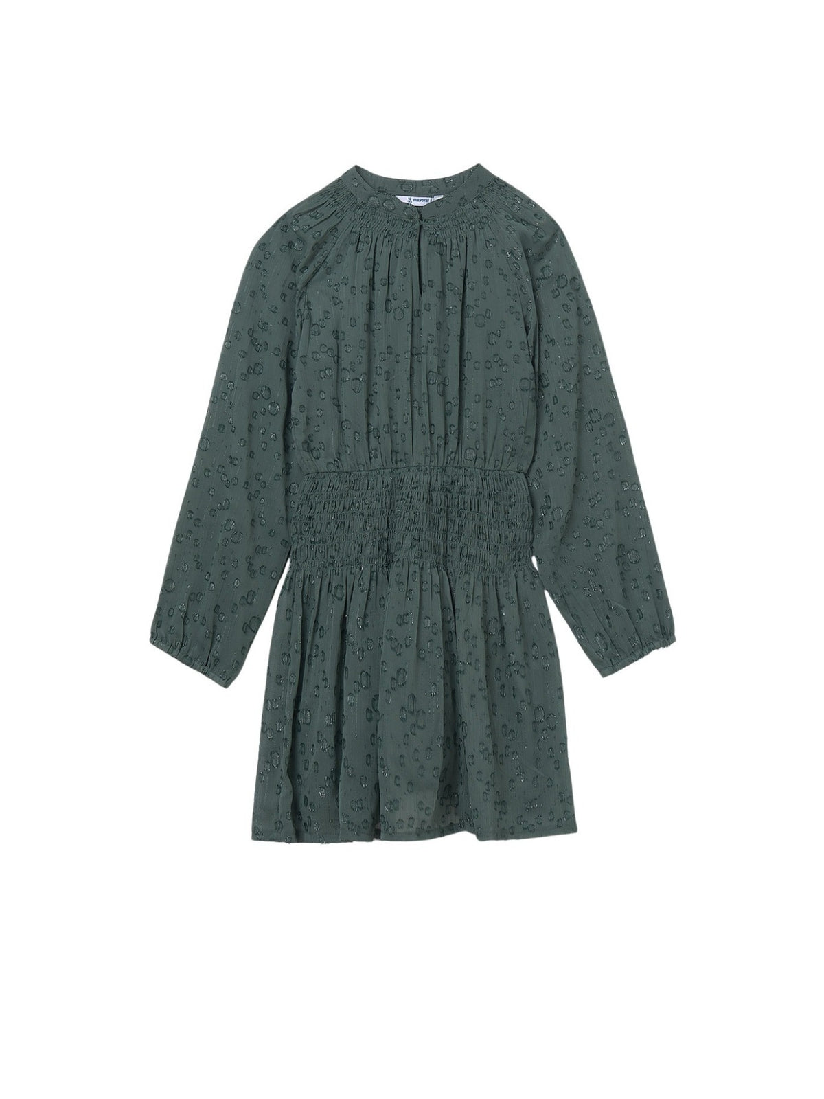 Vestido lurex Eucalipto (Verde Escuro)  para Menina - Mayoral