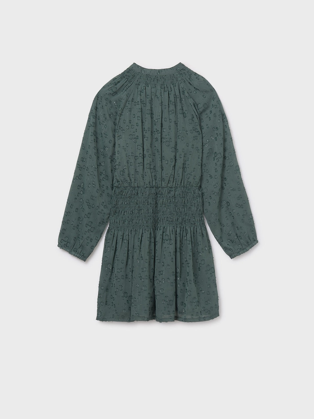 Vestido lurex Eucalipto (Verde Escuro)  para Menina - Mayoral